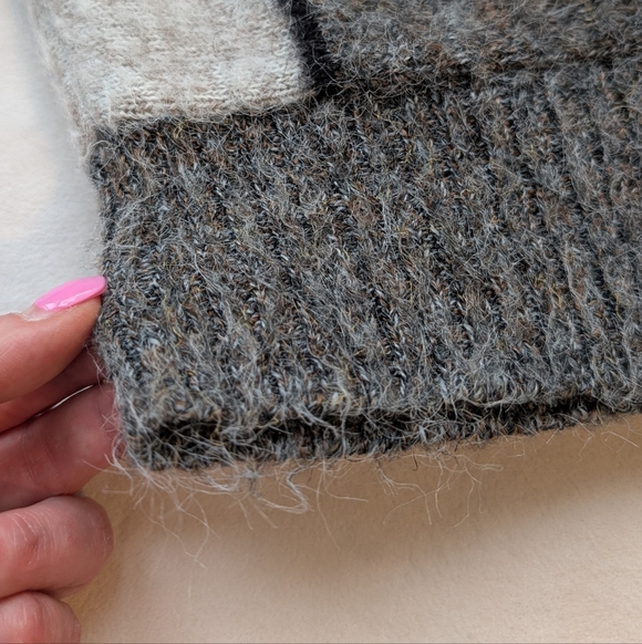 Vintage Elegant Women's Sweater Striped 80s 90s Dolman Sleeve Size S - Picture 12 of 16